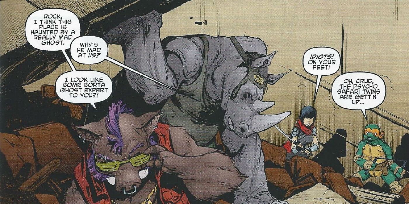 Bebop and Rocksteady being dumb