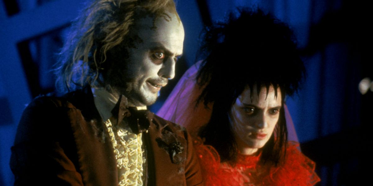 Michael Keaton and Winona Ryder in Beetlejuice