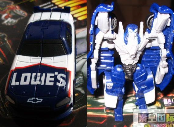 Transformers: Dark of the Moon Blue Lowe's Wrecker car toy and robot