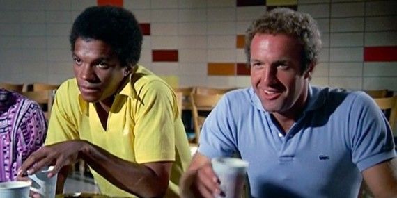 James Caan and Billy Dee Williams in Brian's Song