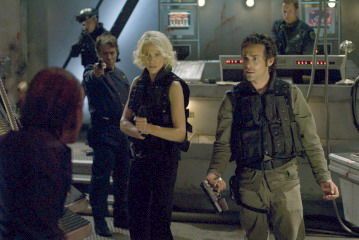 Caprica and Baltar Confronting Cavil