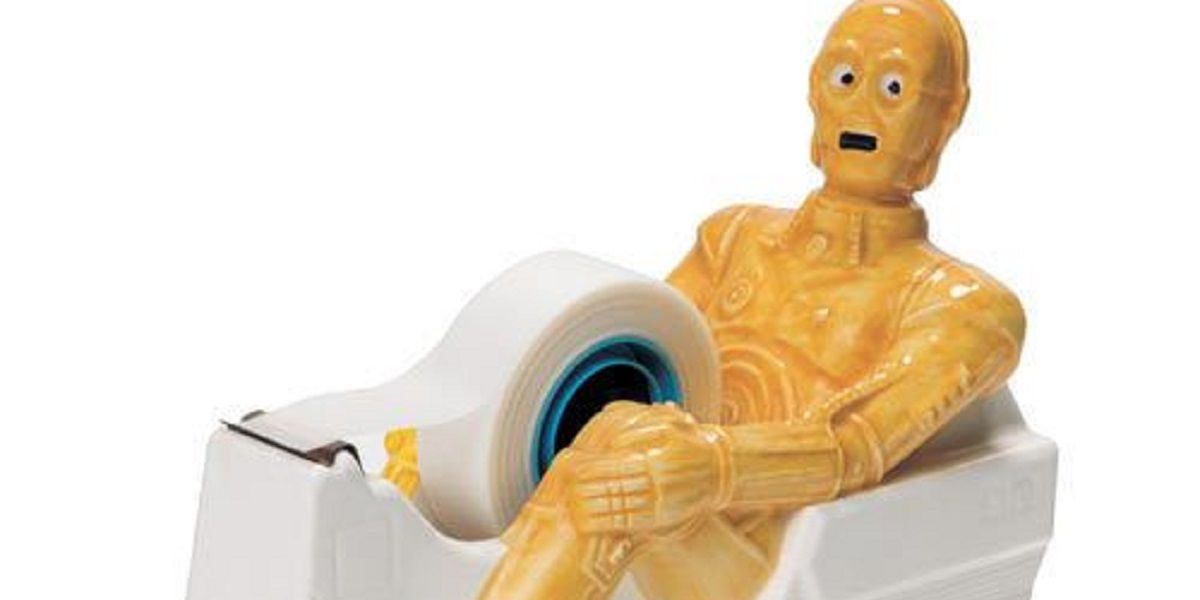 C3PO Tape Dispenser - Craziest Star Wars Merchandise