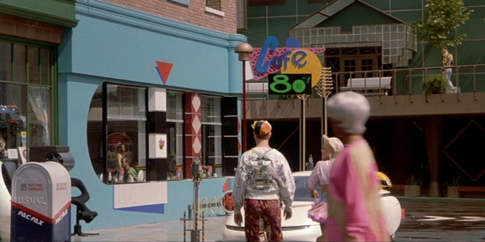 Cafe 80s in Back to the Future 2