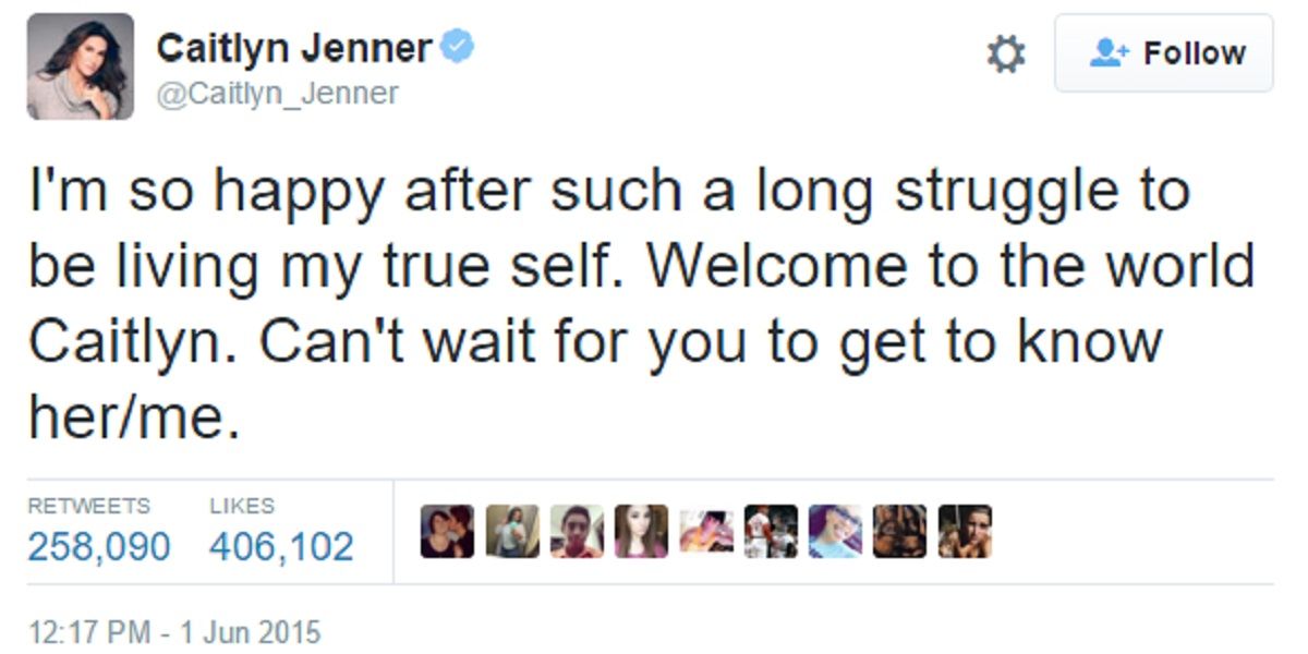 Caitlyn Jenner Tweet