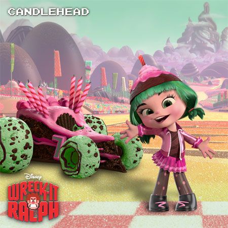 Candlehead - a racer in Sugar Rush from Wreck-It Ralph