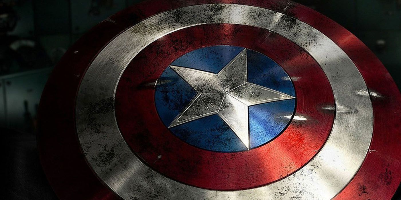Close up of Captain America's Shield (Vibranium)