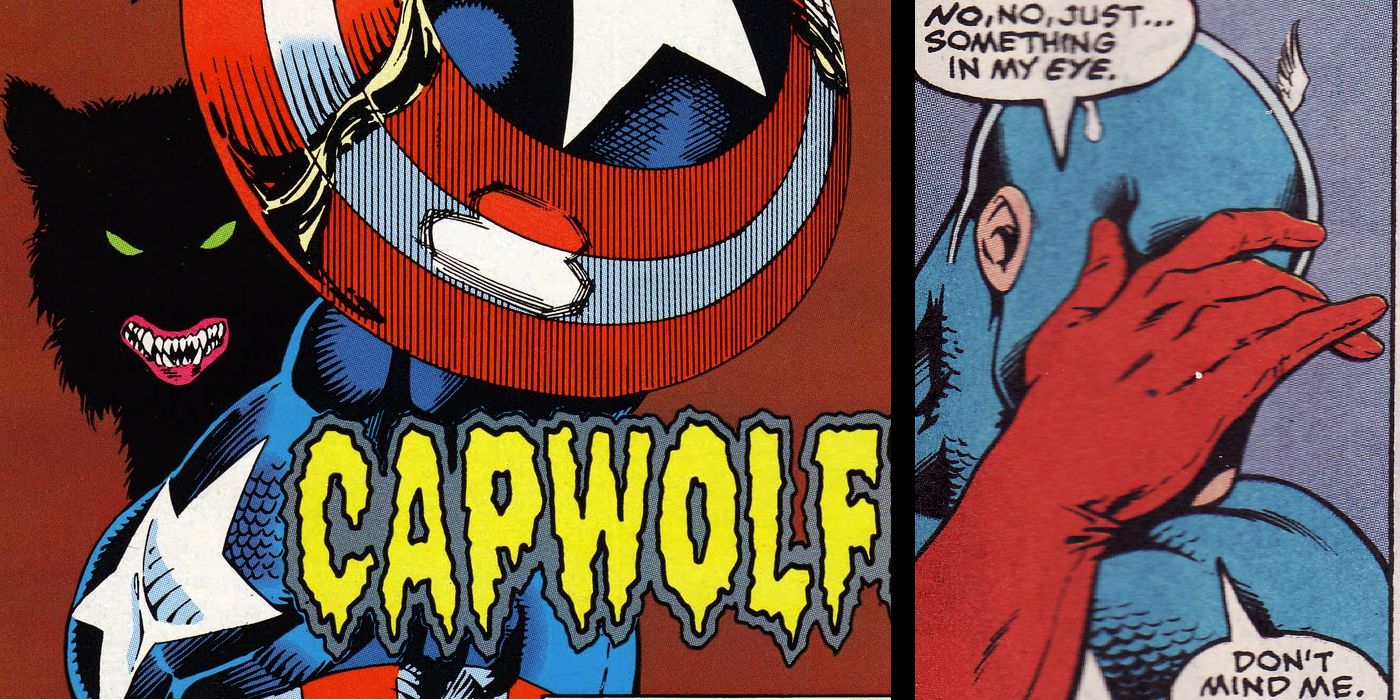 Captain America Embarrassed by Capwolf