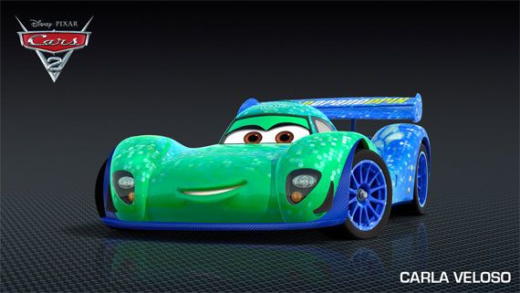 Meet the Cars 2 new characters - Carla Veloso