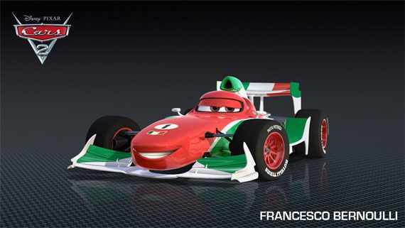 Meet the Cars 2 new characters - Francesco Bernoulli