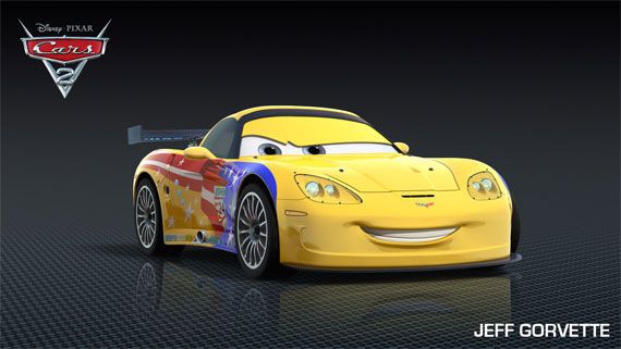 Meet the Cars 2 new characters - Jeff Gorvette