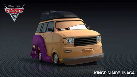 Meet the Cars 2 new characters - Kingpin Nobunaga