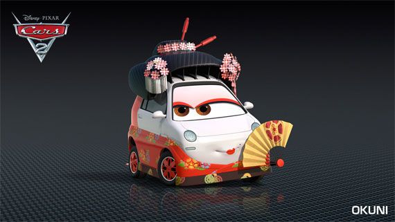 Meet the Cars 2 new characters - Okuni