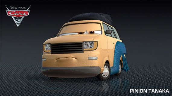 Meet the Cars 2 new characters - Pinion Tanaka