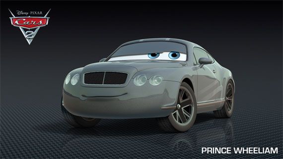 Meet the Cars 2 new characters - Prince Wheeliam