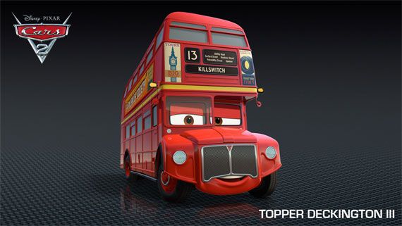 Meet the Cars 2 new characters - Topper Deckington III