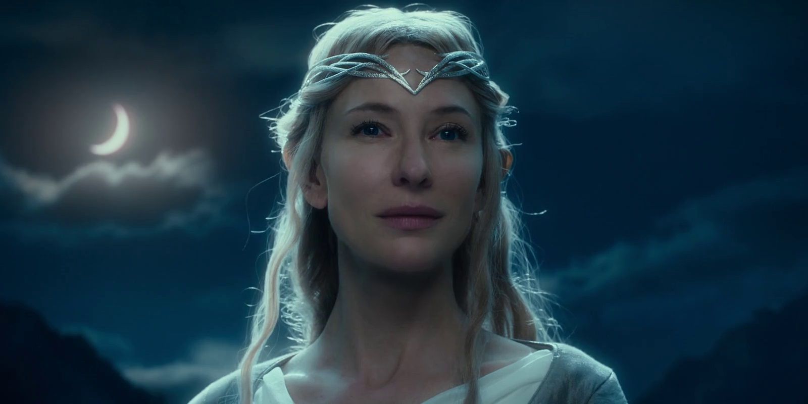 Cate Blanchett as Galadriel in Lord of the Rings