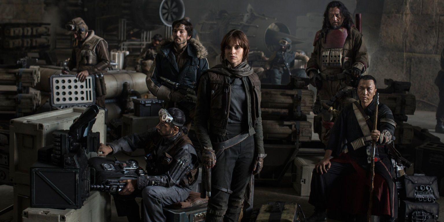 Rebel characters in Star Wars Rogue One