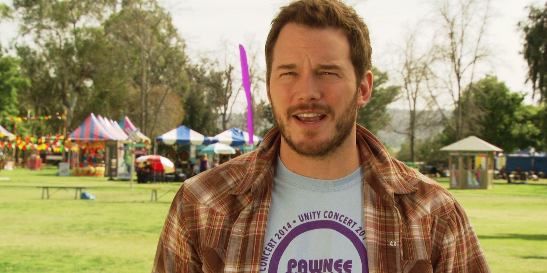 Chris Pratt as Andy Dwyer on Parks and Recreation