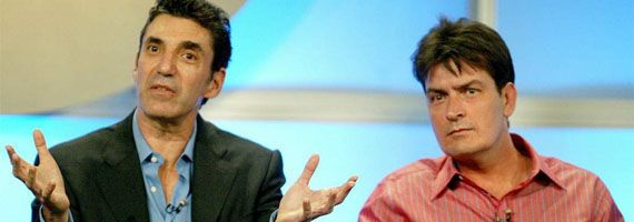 Chuck Lorre and Charle Sheen - Two and a Half Men