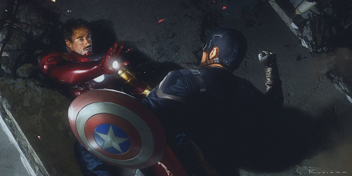 Civil War Captain America vs Iron Man
