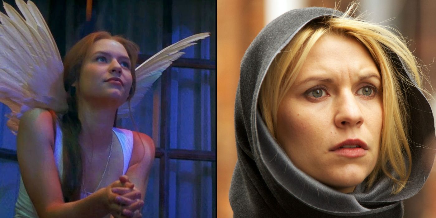 Claire Danes in Romeo + Juliet (1996) and Homeland (2014)