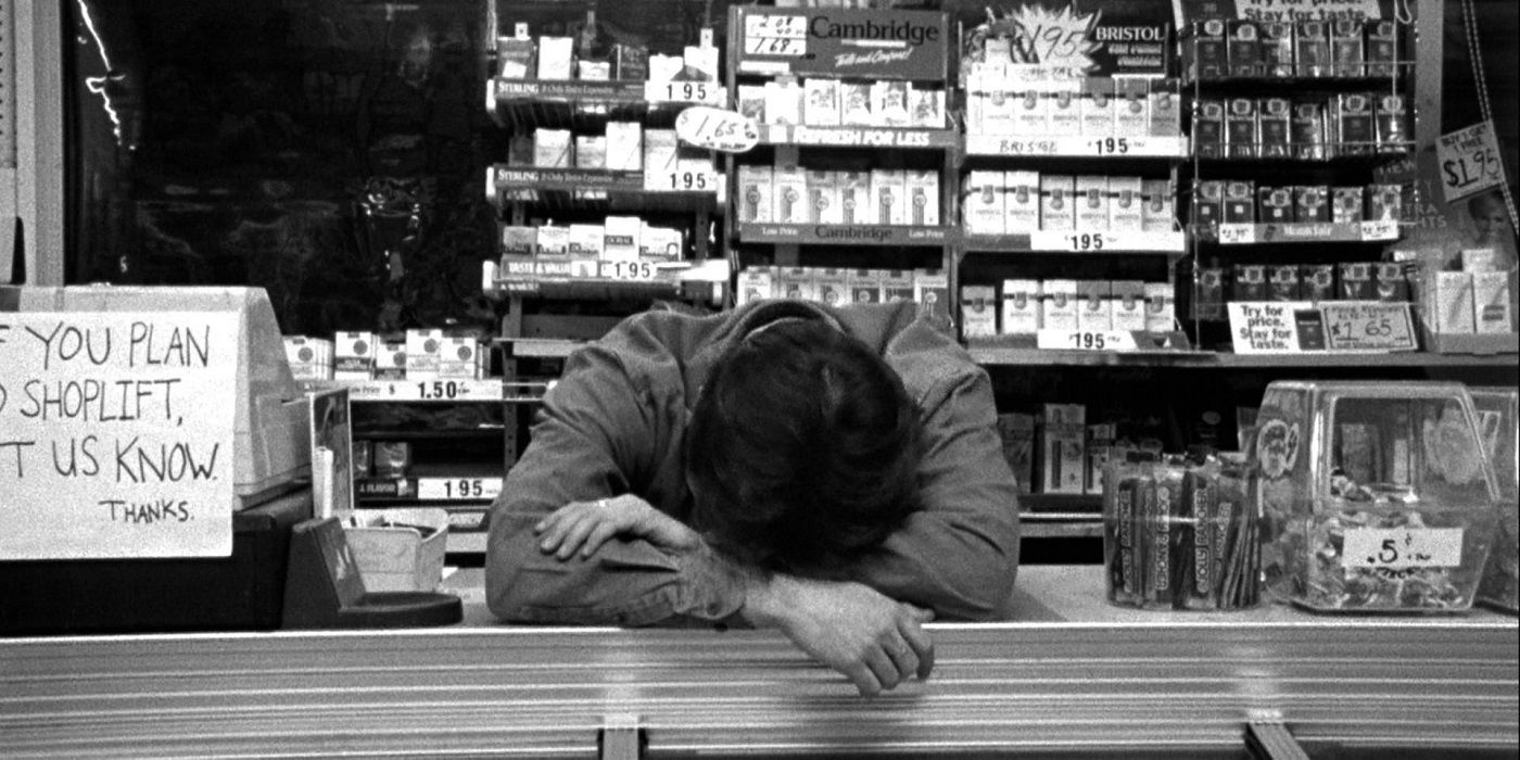 Dante was not even supposed to be there today, in Kevin Smith's Clerks