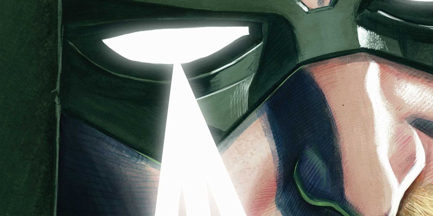 Green Arrow Close Up Arrowhead