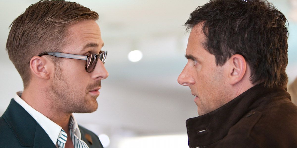 Ryan Gosling and Steve Carrell in Crazy Stupid Love
