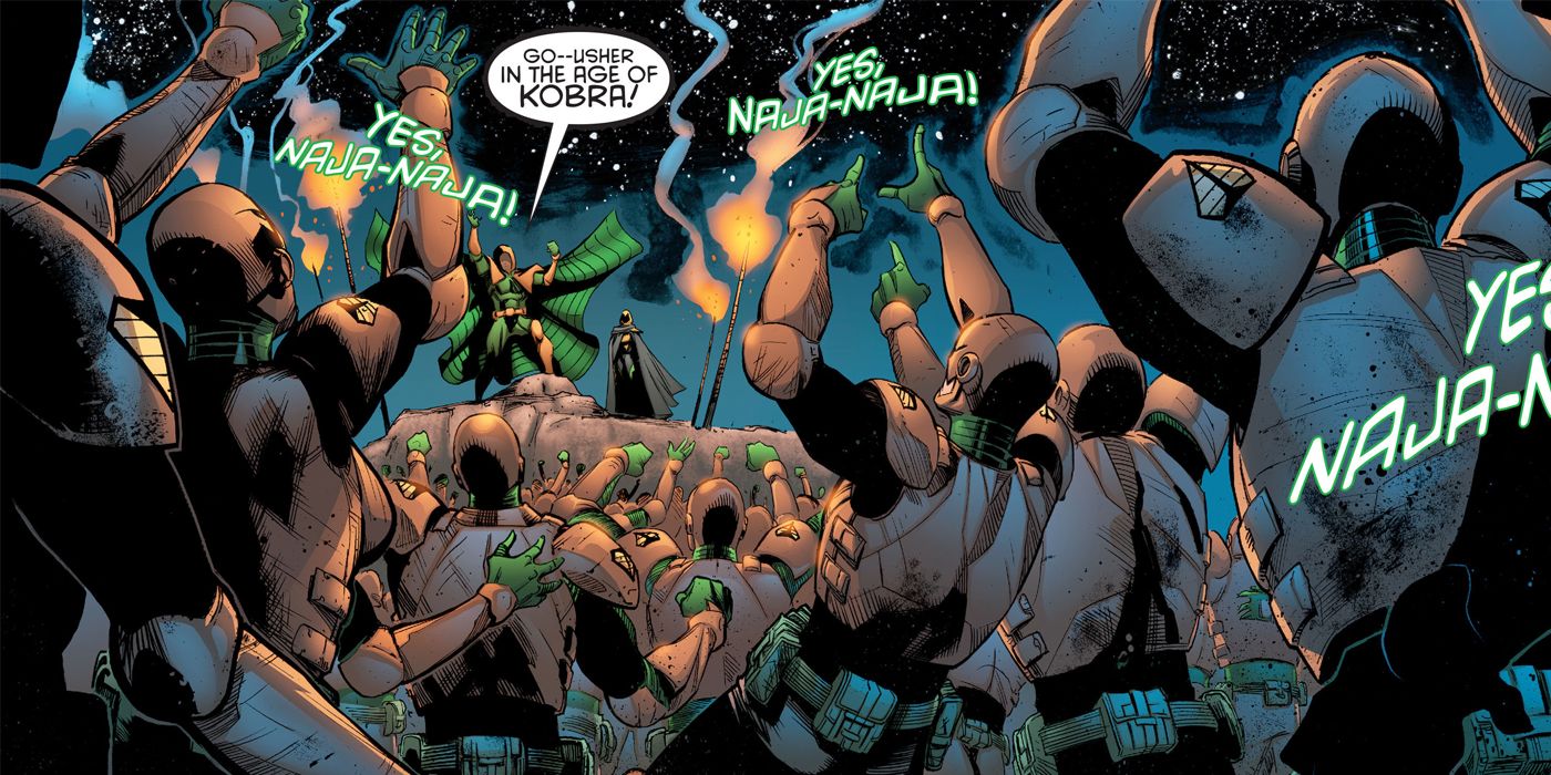 Kobra Cult assembles in DC Comics.