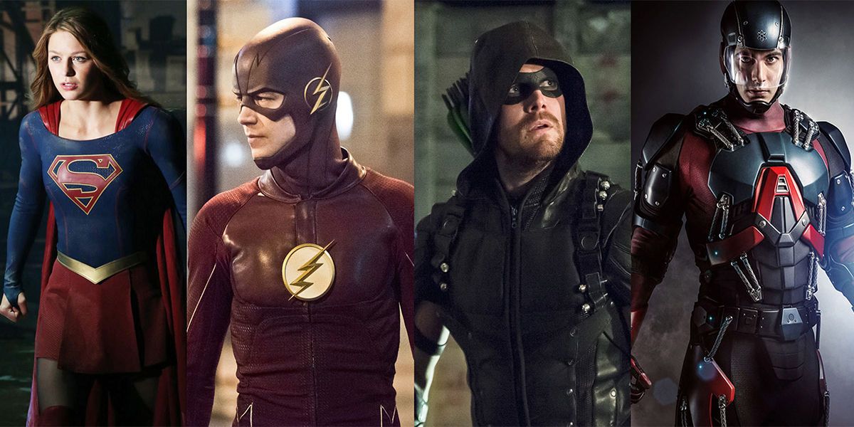 Supergirl Arrow The Flash Legends of Tomorrow Crossover Four Show
