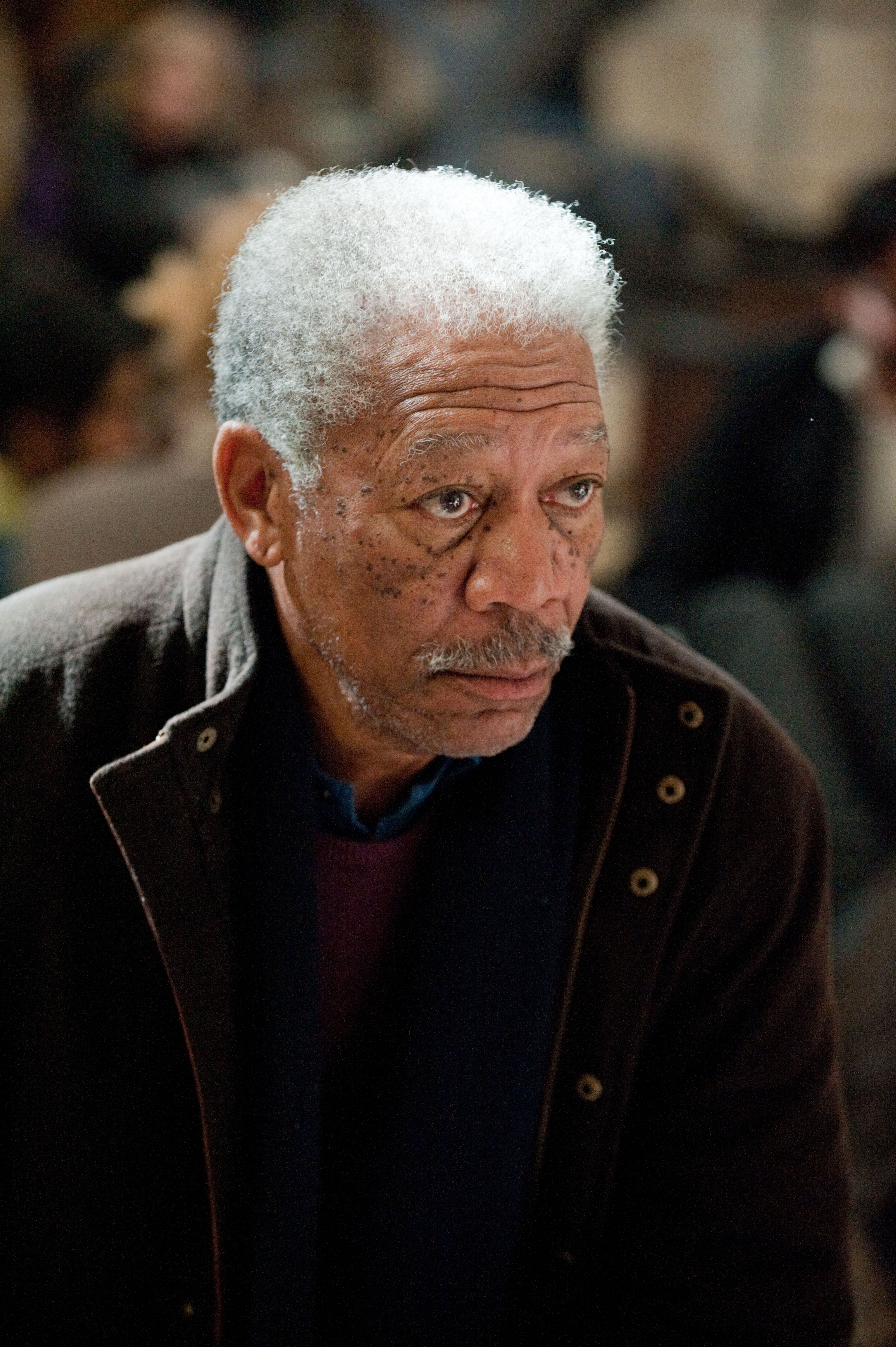 Morgan Freeman as Lucius Fox in 'The Dark Knight Rises'