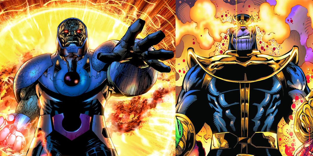 Darkseid and Thanos - Marvel/DC Superhero Team-Ups