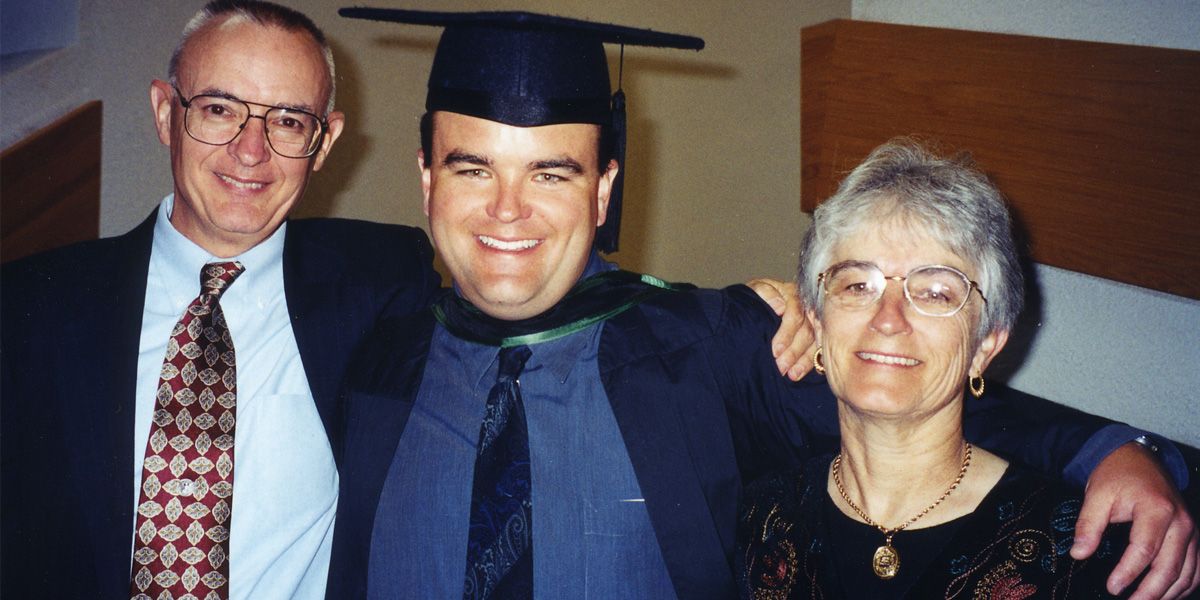 Andrew Bagby and his parents in Dear Zachary