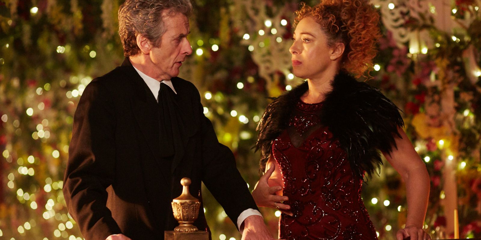 Doctor Who Christmas special - Peter Capaldi and Alex Kingston