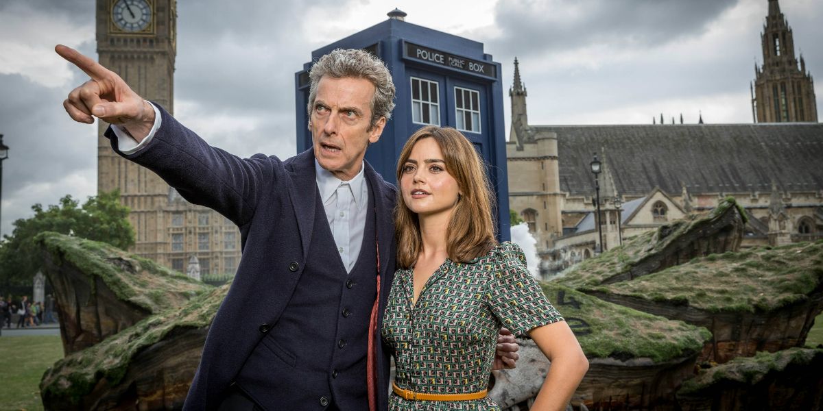 Peter Capaldi and Jenna Coleman on Doctor Who
