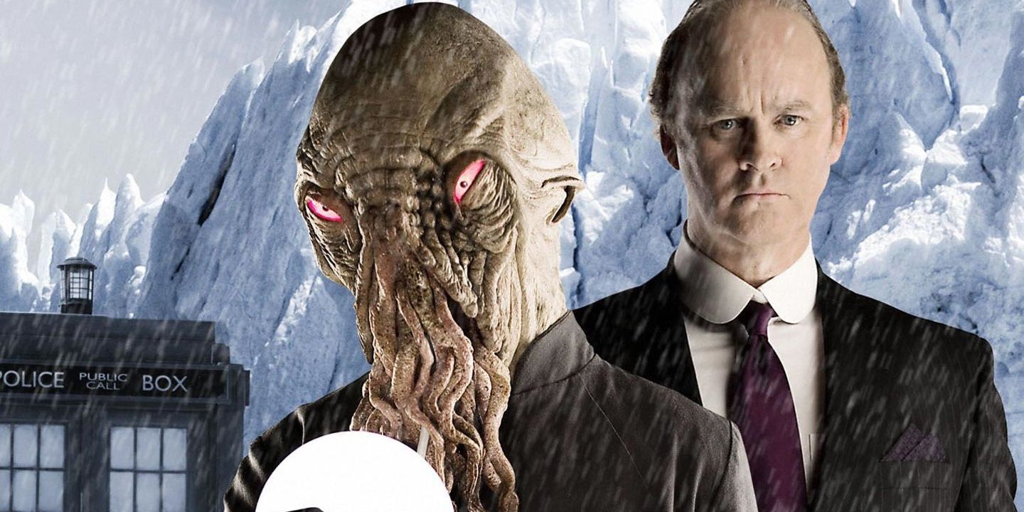 A man and an Ood Doctor Who