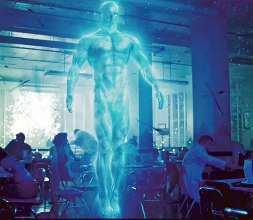 Dr Manhattan in all his glory