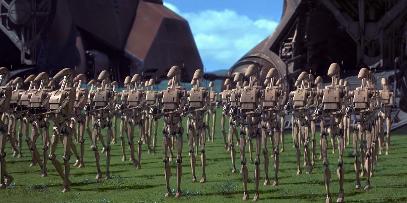 droid army 10 Ways Star Wars Prequels Improve Series
