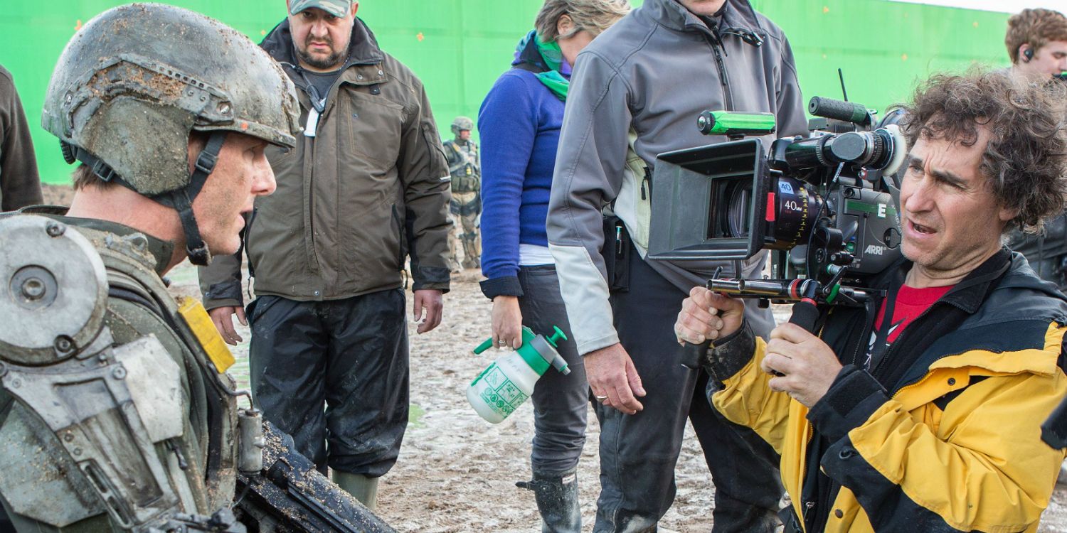 Tom Cruise and Doug Liman filming Edge of Tomorrow