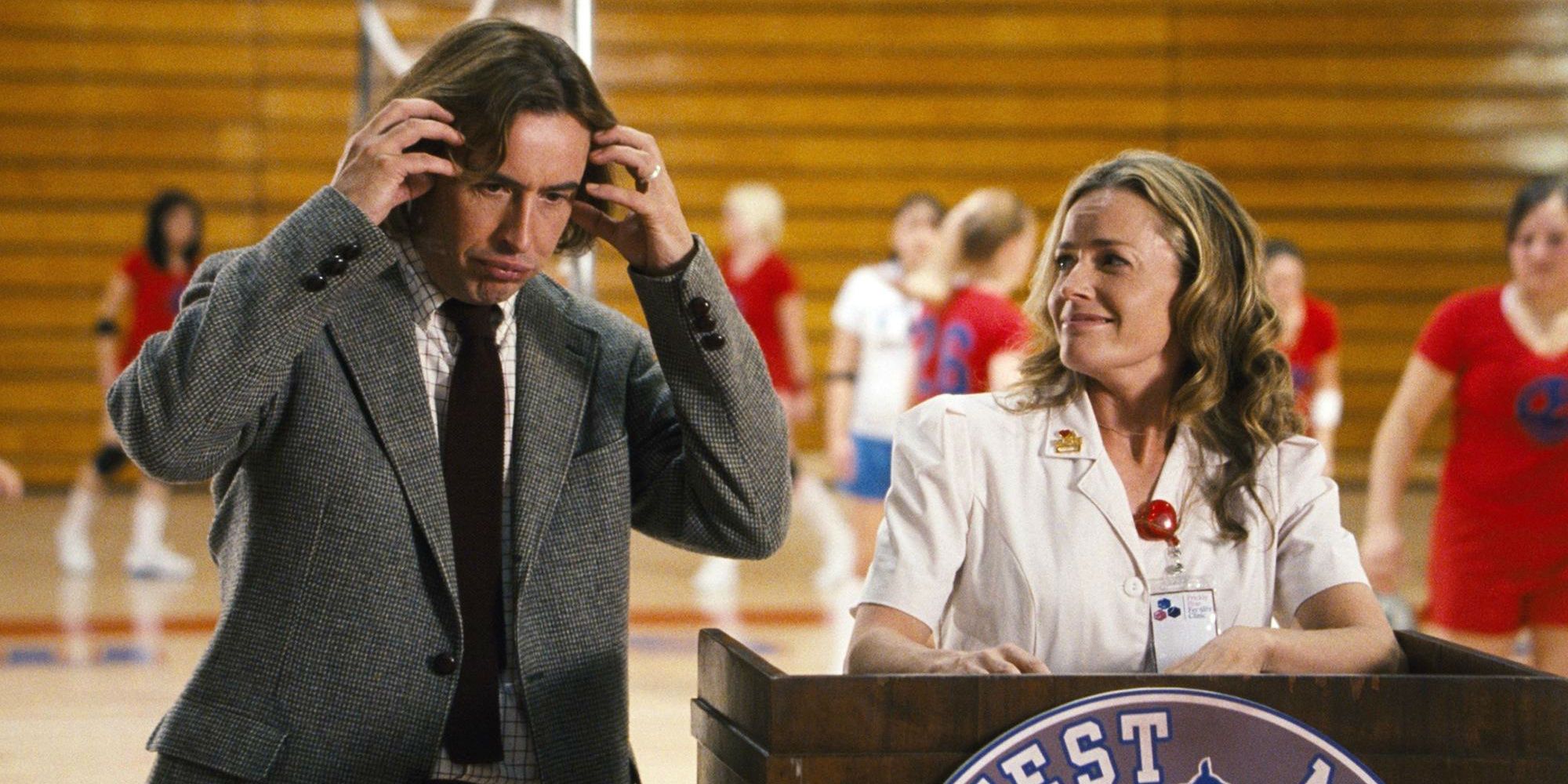 Elisabeth Shue and Steve Coogan in Hamlet 2