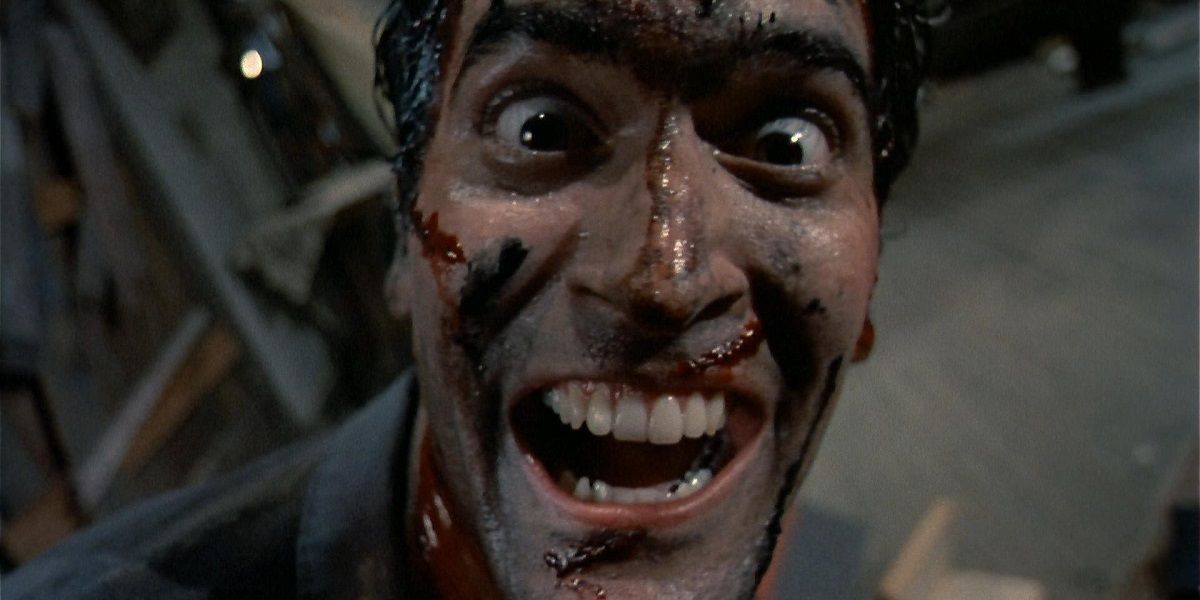 Bruce Campbell in The Evil Dead