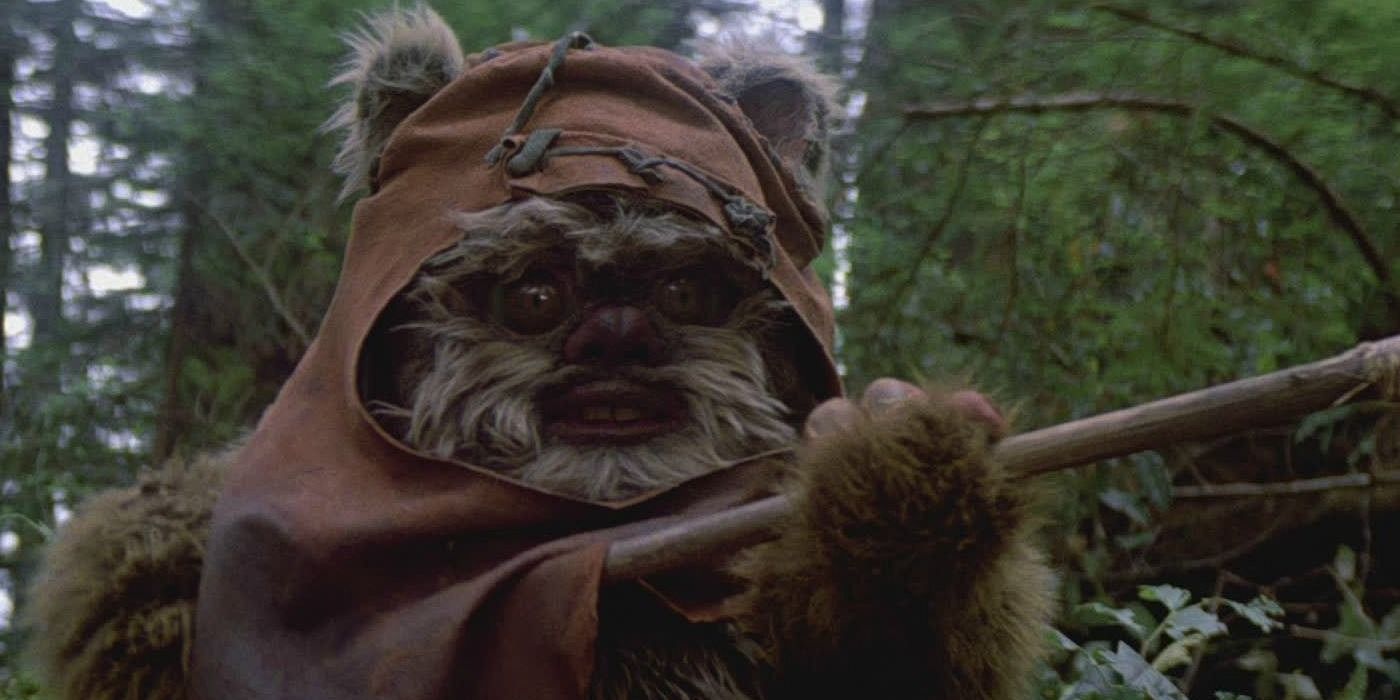 Wicket em O Retorno de Jedi.