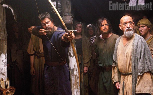 Christian Bale and Ben Kingsley in Exodus: Gods and Kings