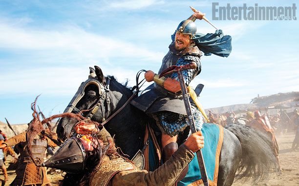 Christian Bale as Moses in Exodus: Gods and Kings