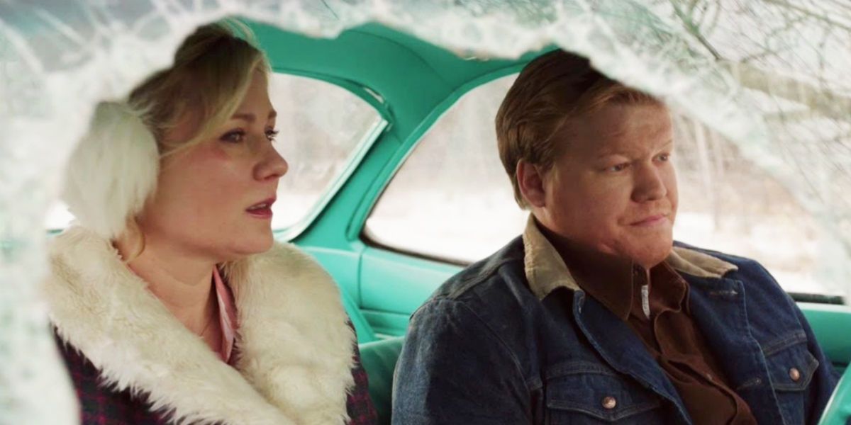 Kirsten Dunst and Jesse Plemons in Fargo season 2