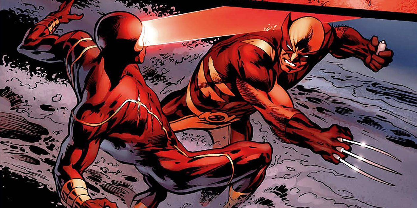 Cyclops Vs. Wolverine in Marvel Comics.