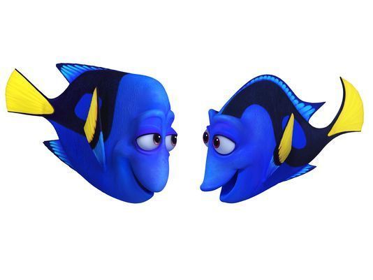 Finding Dory - Charlie (Eugene Levy) and Jenny (Diane Keaton)