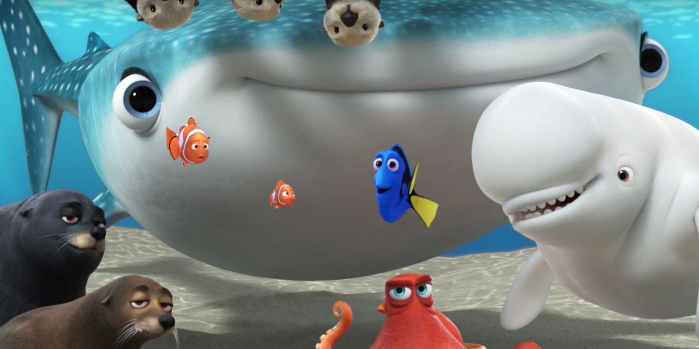 Finding Dory clips and characters