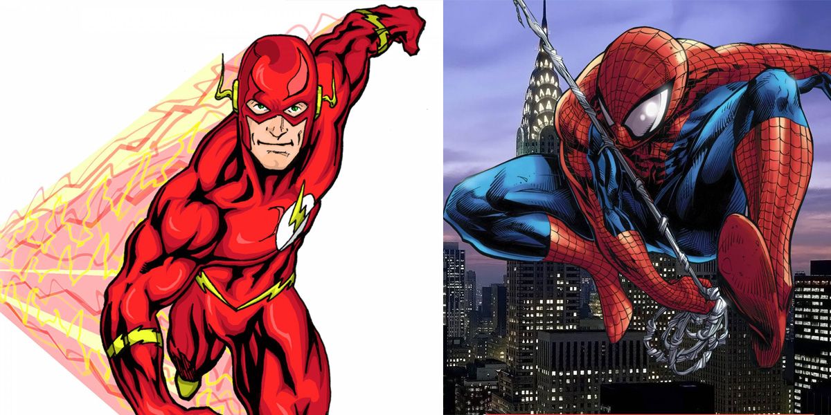 Flash Spider-Man - Marvel/DC Superhero Team-Ups