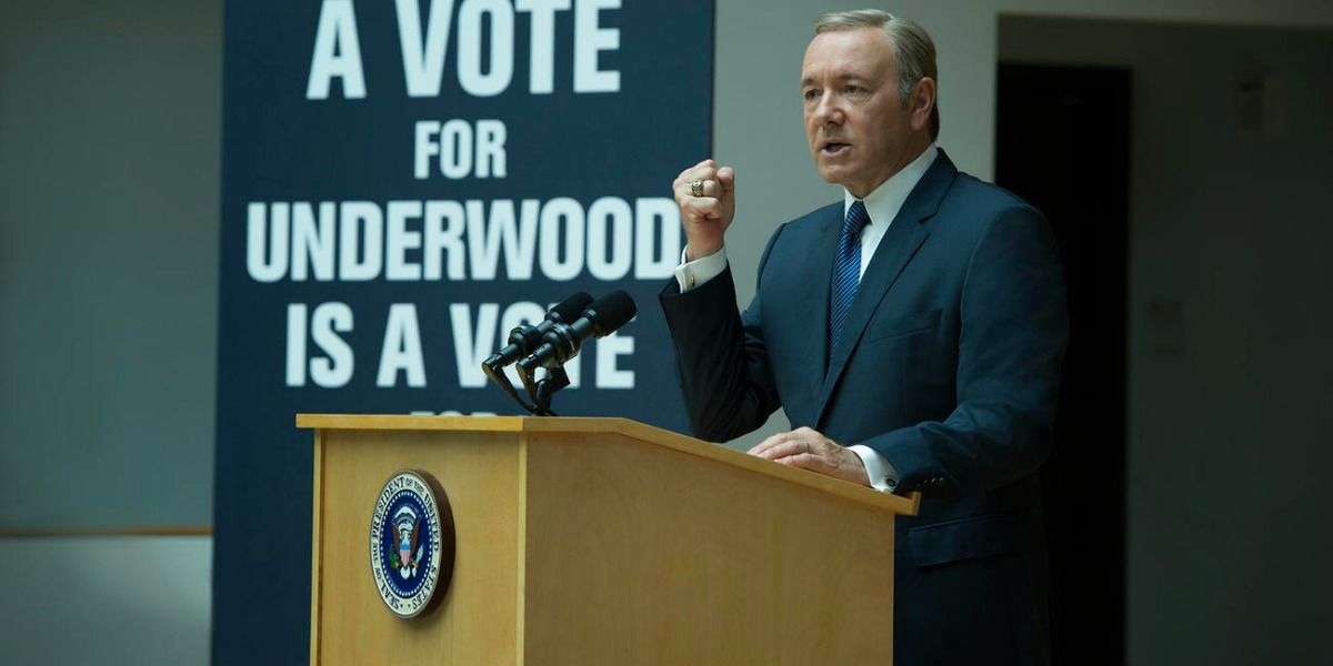 Frank campaigning - Why House of Cards’s Fifth Season Should Be Its Last